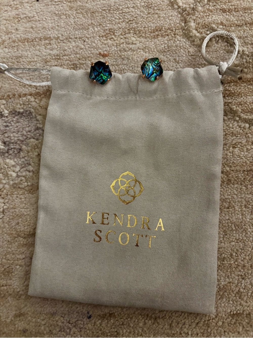 Kendra Scott Ellms Abalone Shell Earrings